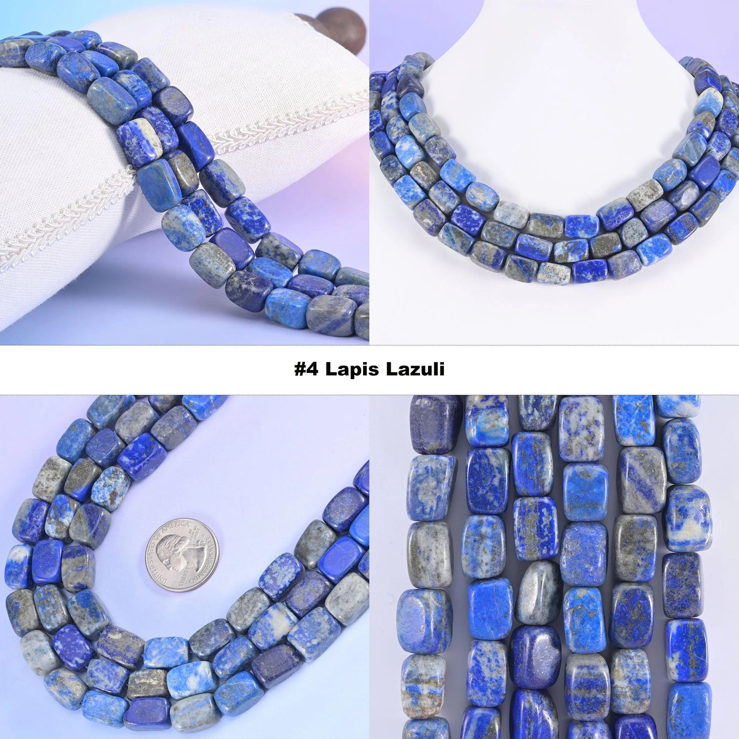 Natural Gemstone Irregular Rectangle Cube Nugget Beads, Size Vary from 9mm-14mm - Mycrazycrystal