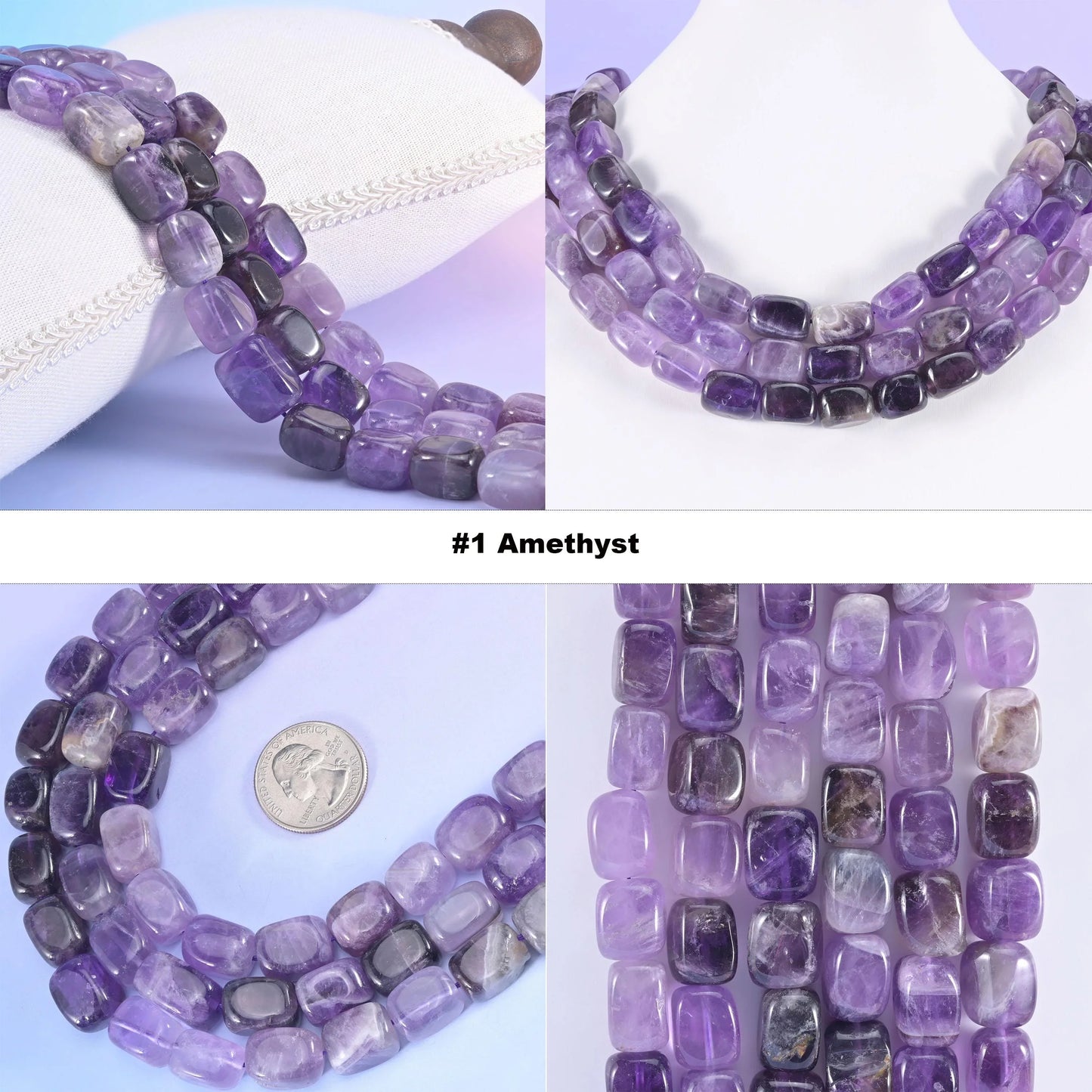 Natural Gemstone Irregular Rectangle Cube Nugget Beads, Size Vary from 9mm-14mm - Mycrazycrystal