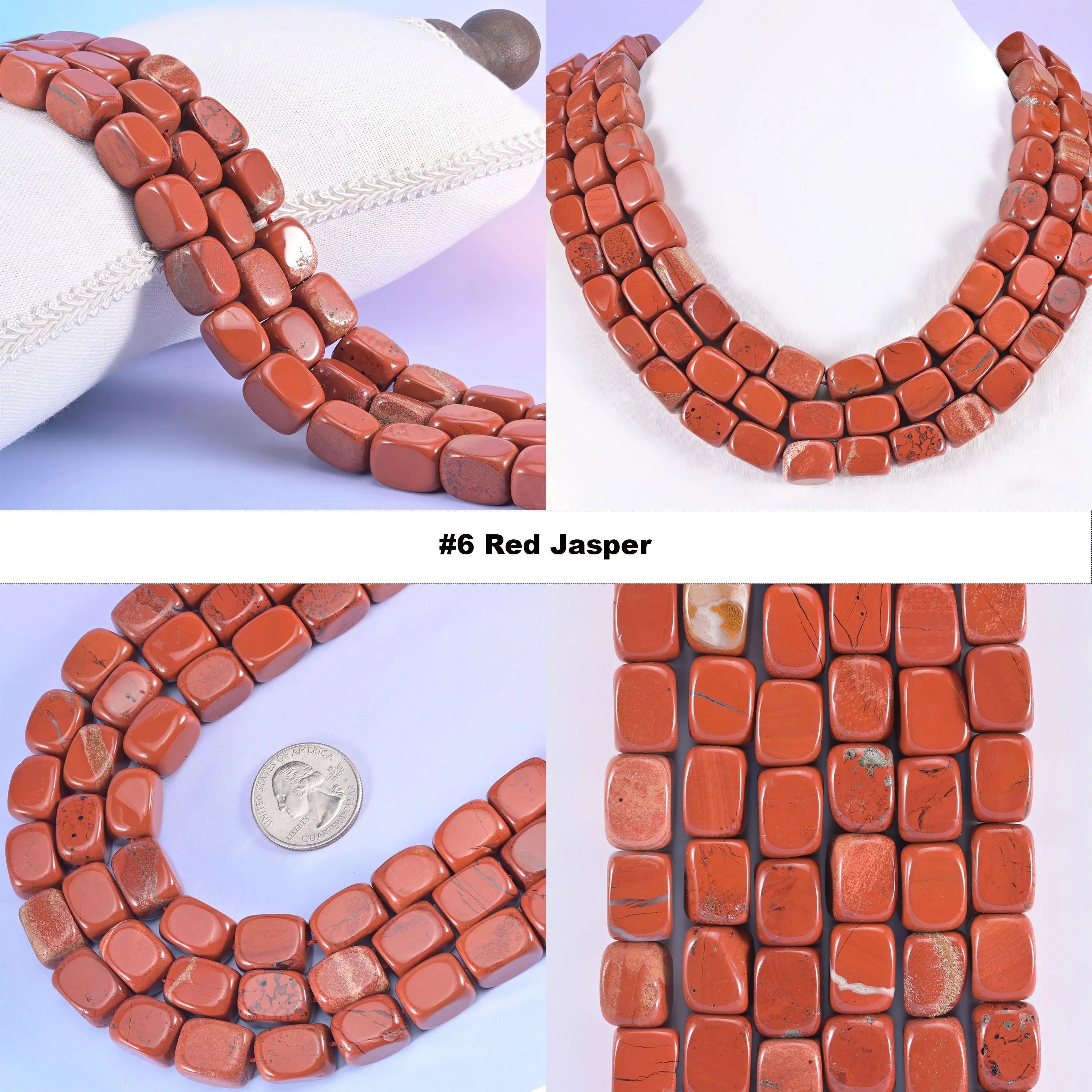 Natural Gemstone Irregular Rectangle Cube Nugget Beads, Size Vary from 9mm-14mm - Mycrazycrystal