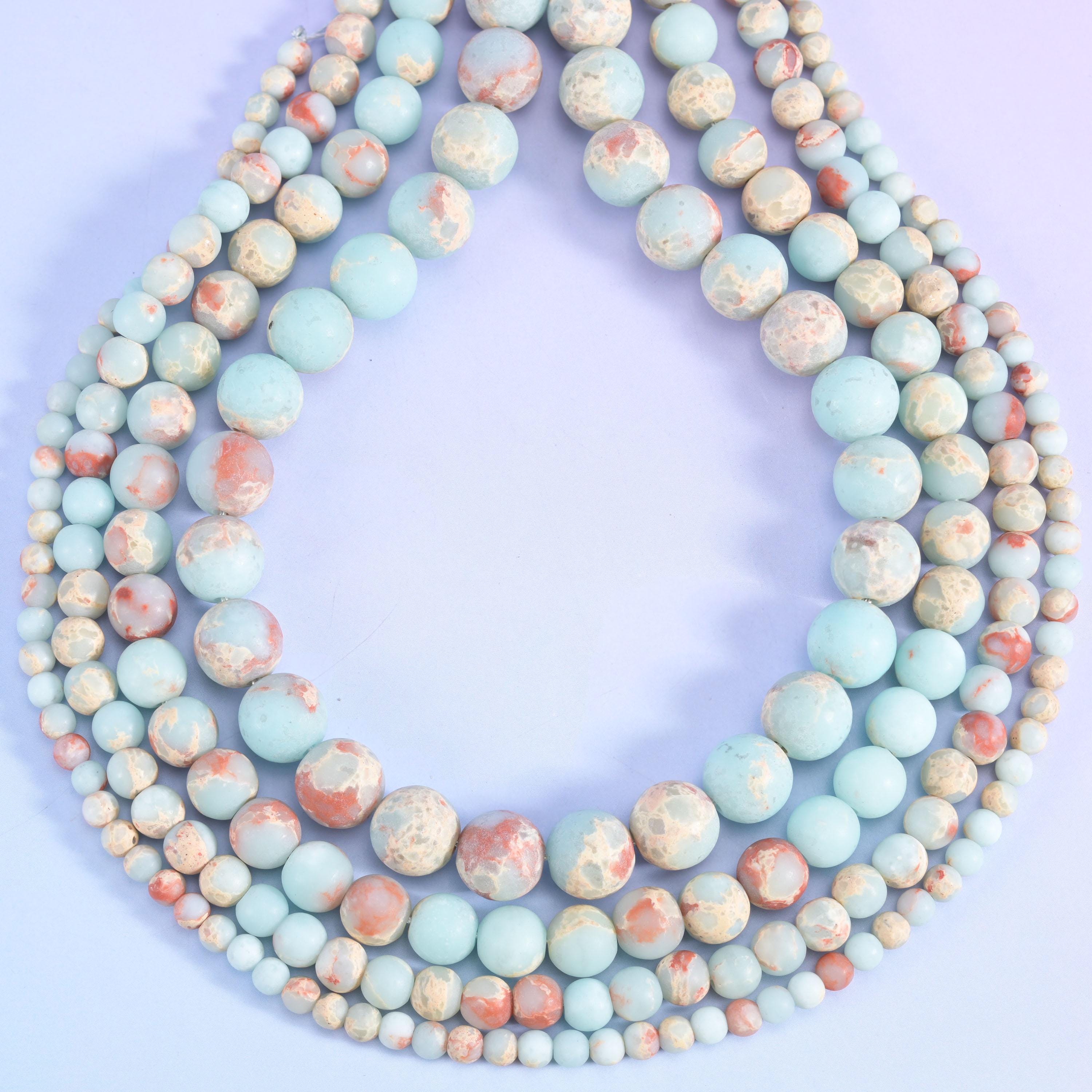 Synthetic Agalmatolite Matte Round Beads