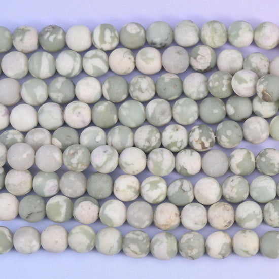 Peace Jasper Matte Round Beads 4mm 6mm 8mm 10mm Jewelry Making 15 Inch Strand