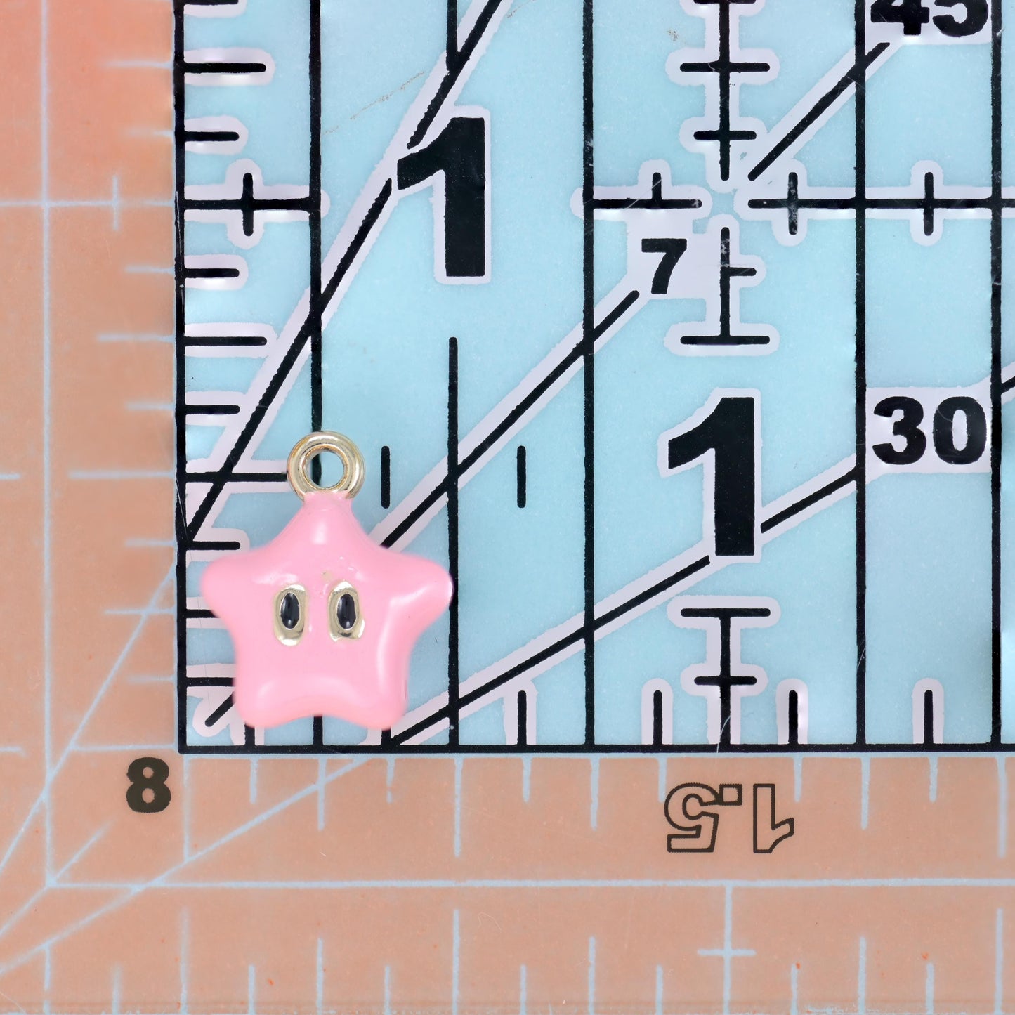 Enamel Star Charms: 18K Gold Filled, DIY Jewelry Making Supply