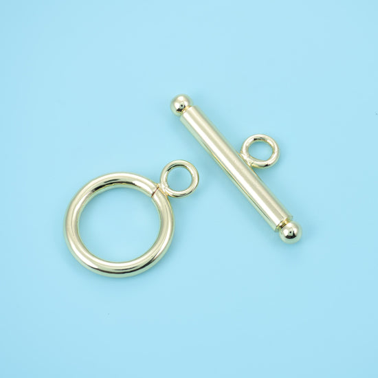 14K Gold Filled Toggle Lock Clasps for DIY Jewelry Making Supply