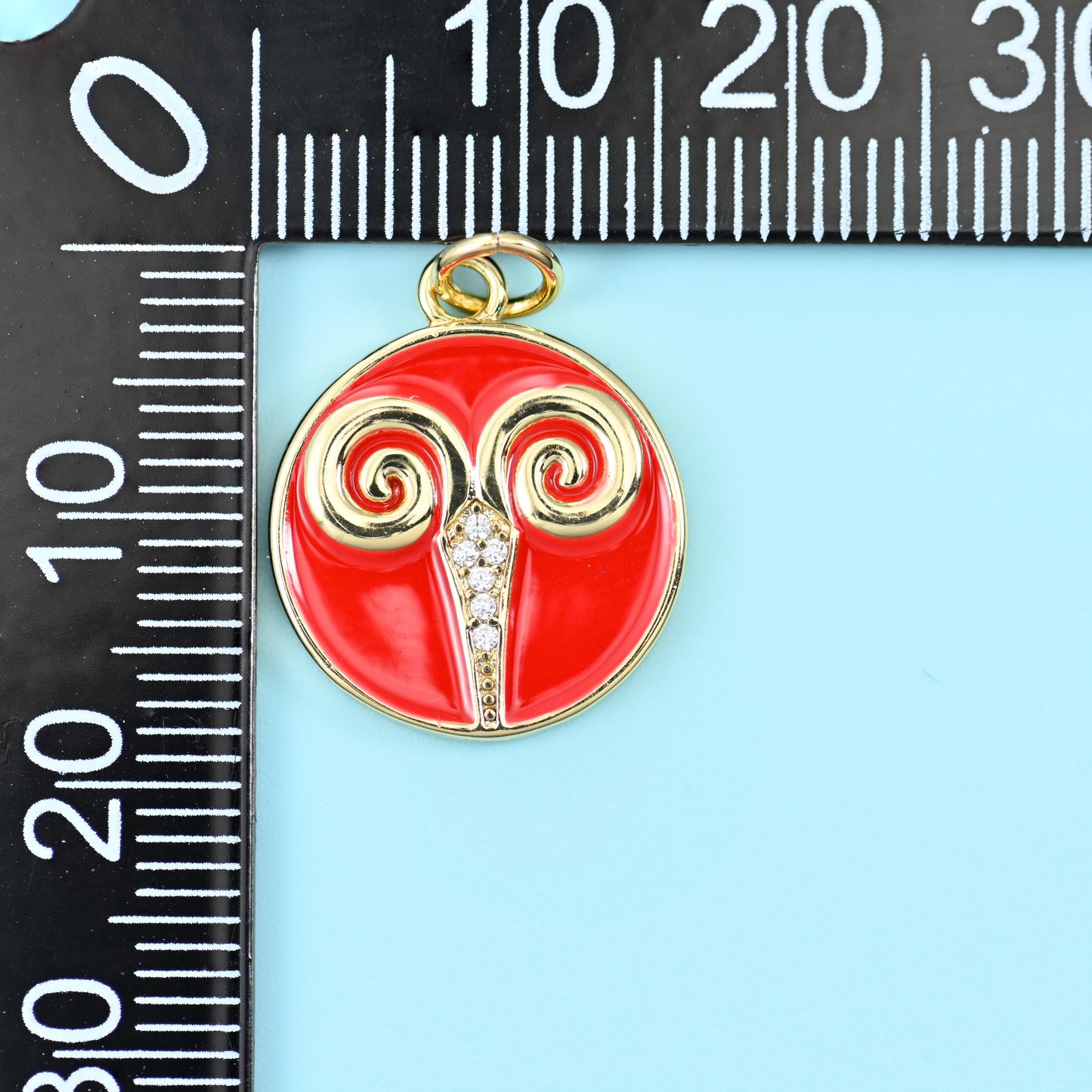 14K Gold Filled Enamel Zodiac Sign Charms: DIY Jewelry Making Supply