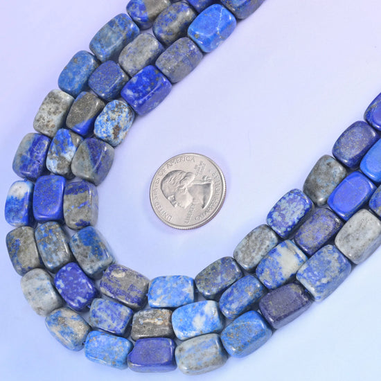 Natural Gemstone Irregular Rectangle Cube Nugget Beads, Size Vary from 9mm-14mm - Mycrazycrystal