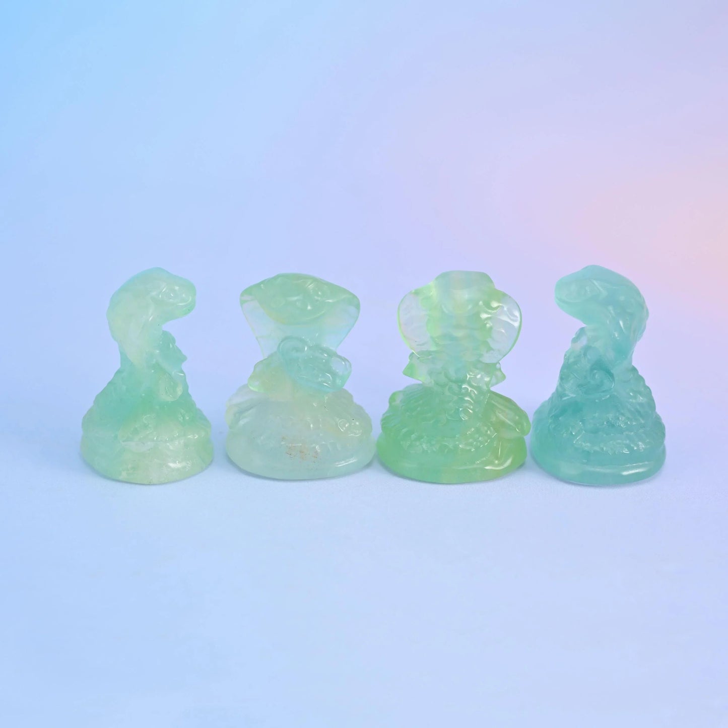 Fluorite in lemon yellow, mint, sea green, lilac pink and violet banding.
