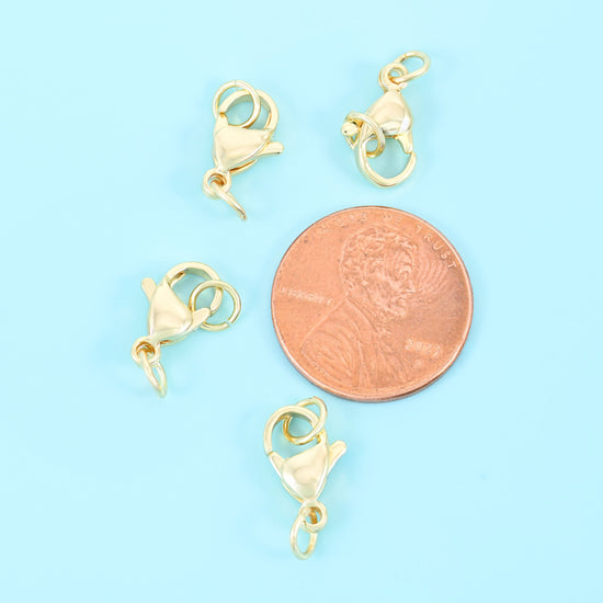 18K Gold Filled Lobster Clasp, packs of 3 or 5 pieces