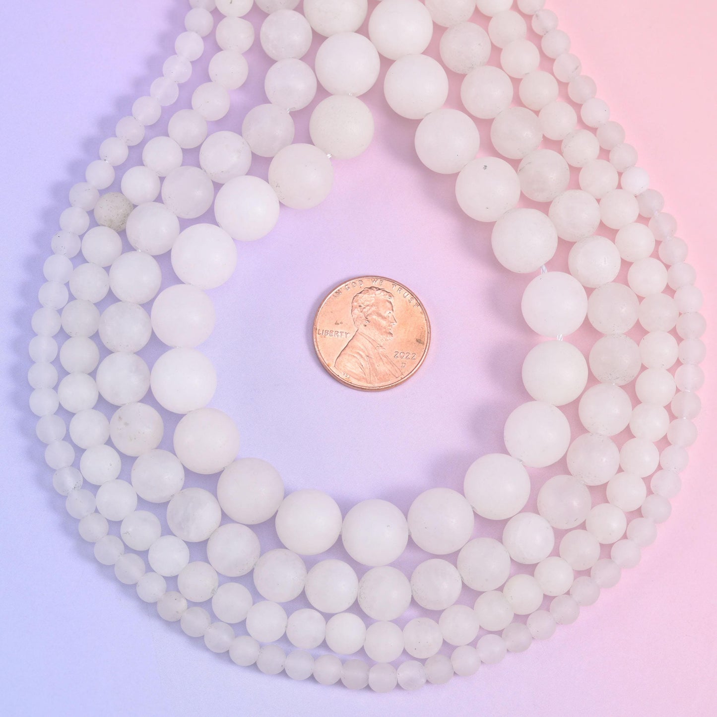 White Jade Matte Round Beads 4mm 6mm 8mm 10mm Jewelry Making 15 Inch Strand