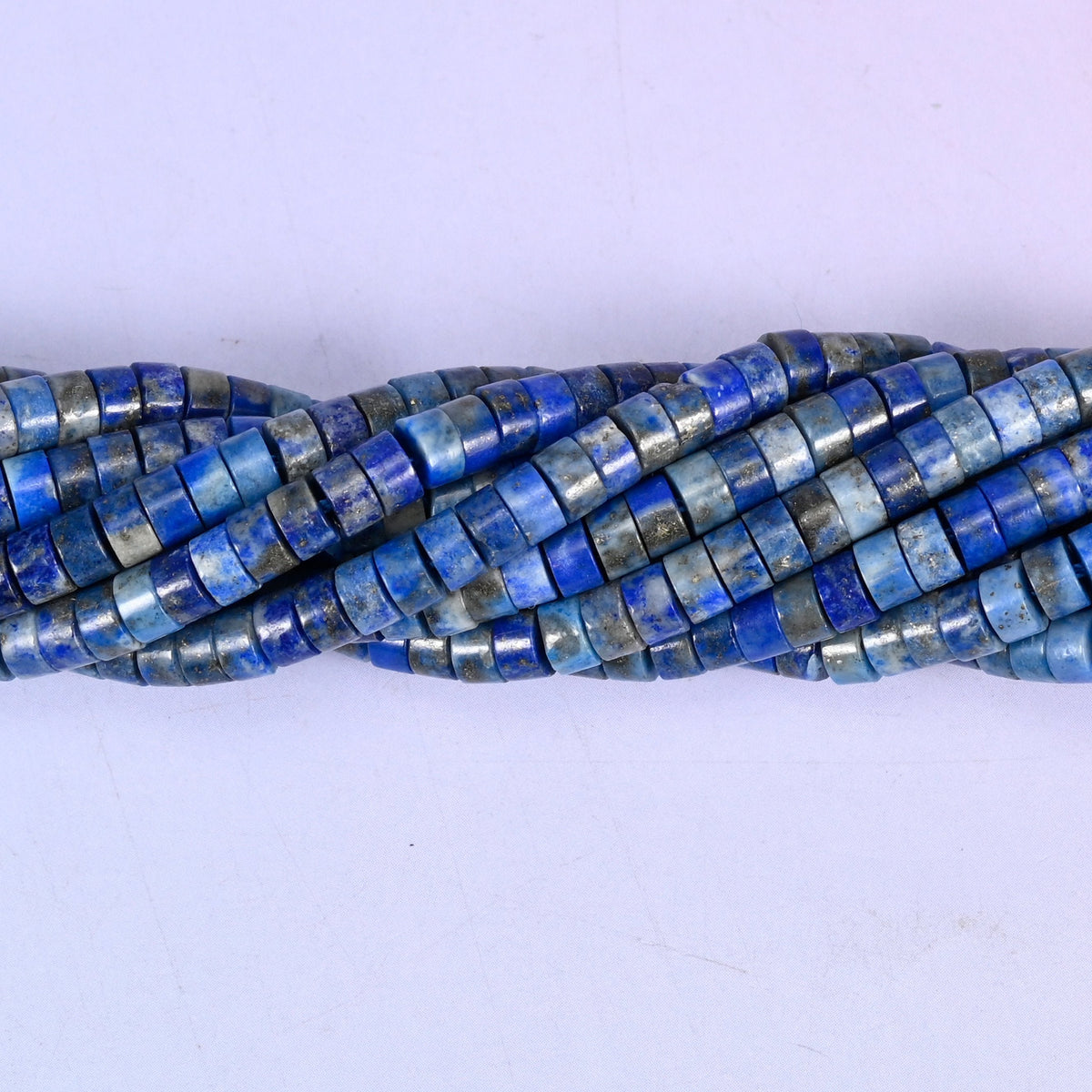 Lapis Lazuli Smooth Heishi Disc Beads for jewelry making
