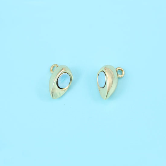 18K Gold Filled Heart Magnetic Clasps for DIY Jewelry Making Supply