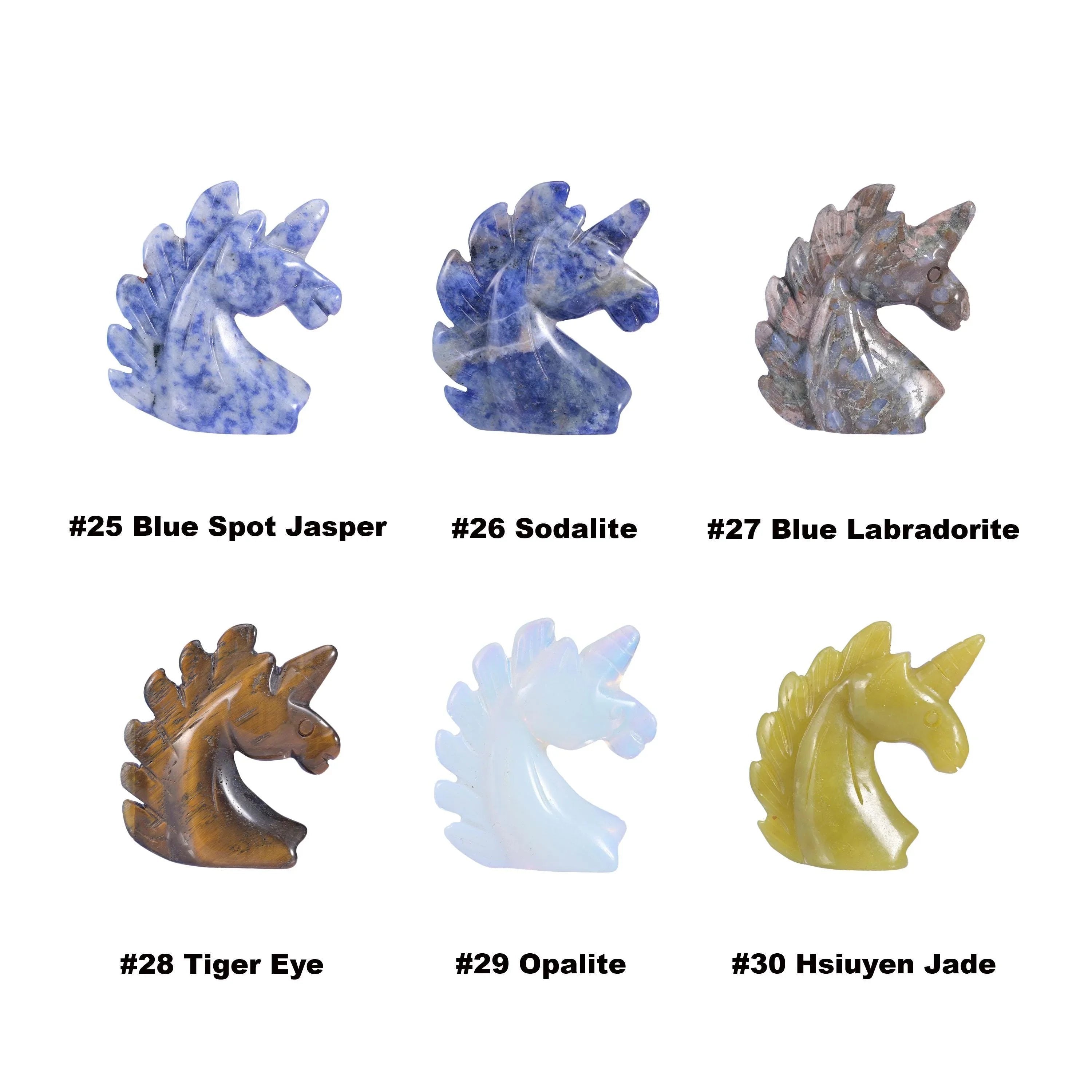 Unicorn Crystal Figurine, sold per piece