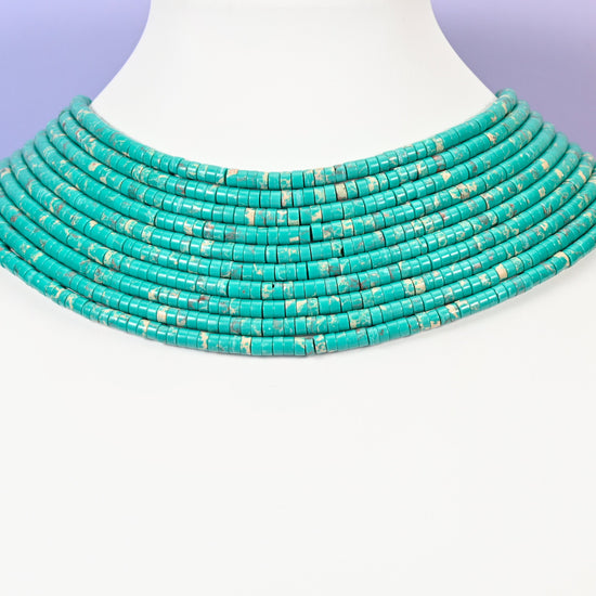 Green Shoushan Stone Smooth Heishi Disc Beads: Jewelry Making Supply, 15.5 Inch Strand