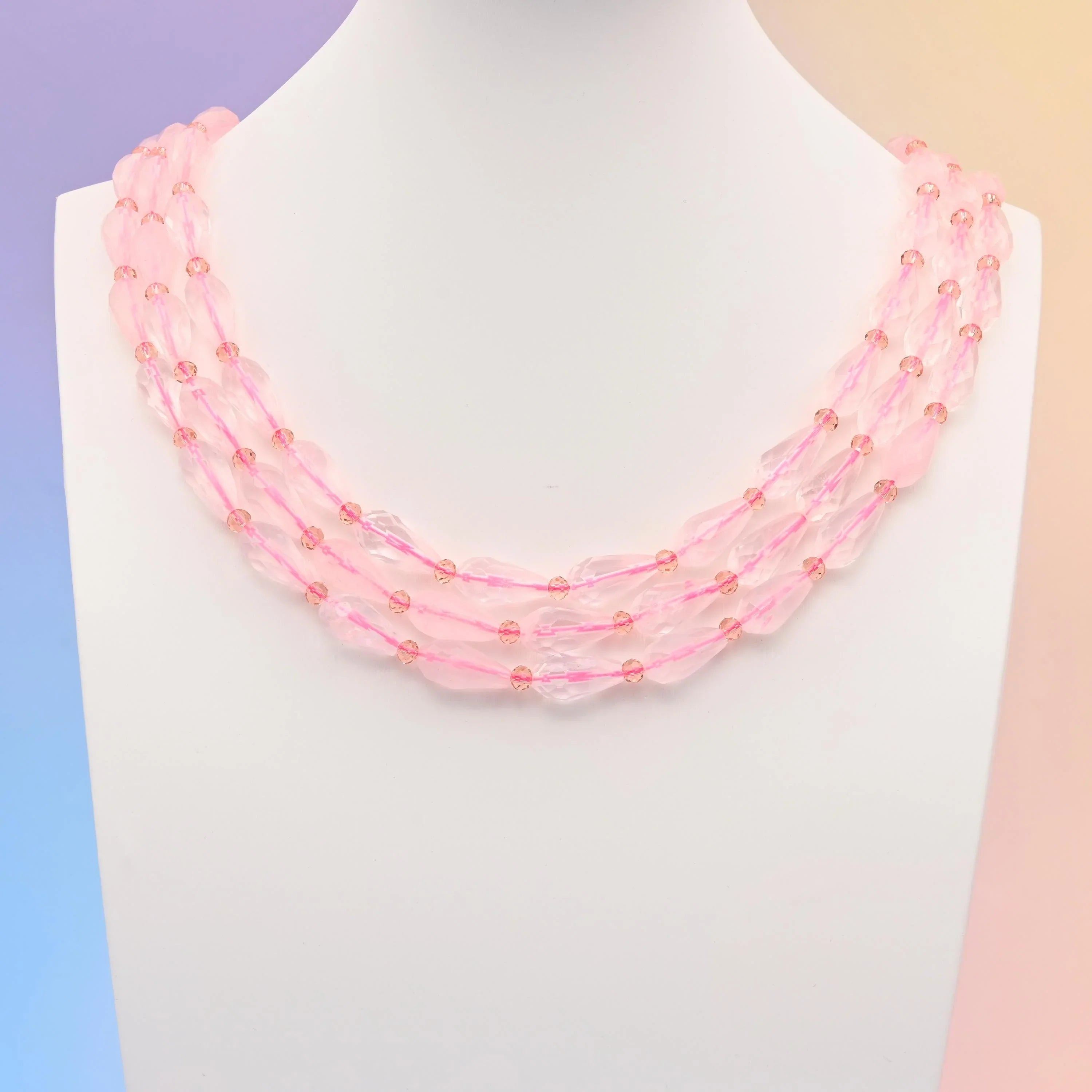 Rose Quartz faceted teardrop beads, 16x8mm, sold per 15.5 inch strand