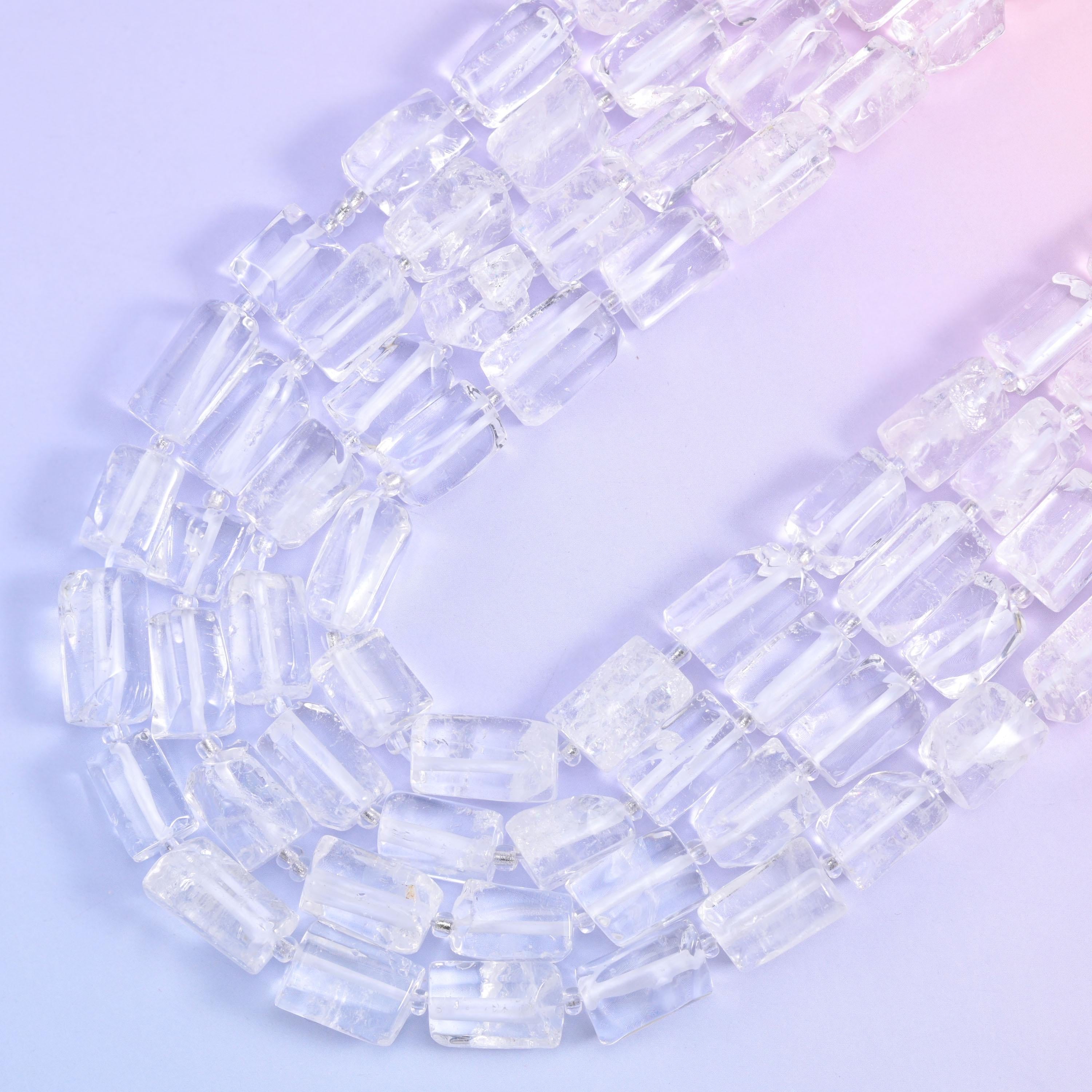 Strands turning in a deep U, showing how the rectangular tubes stack flat against one another