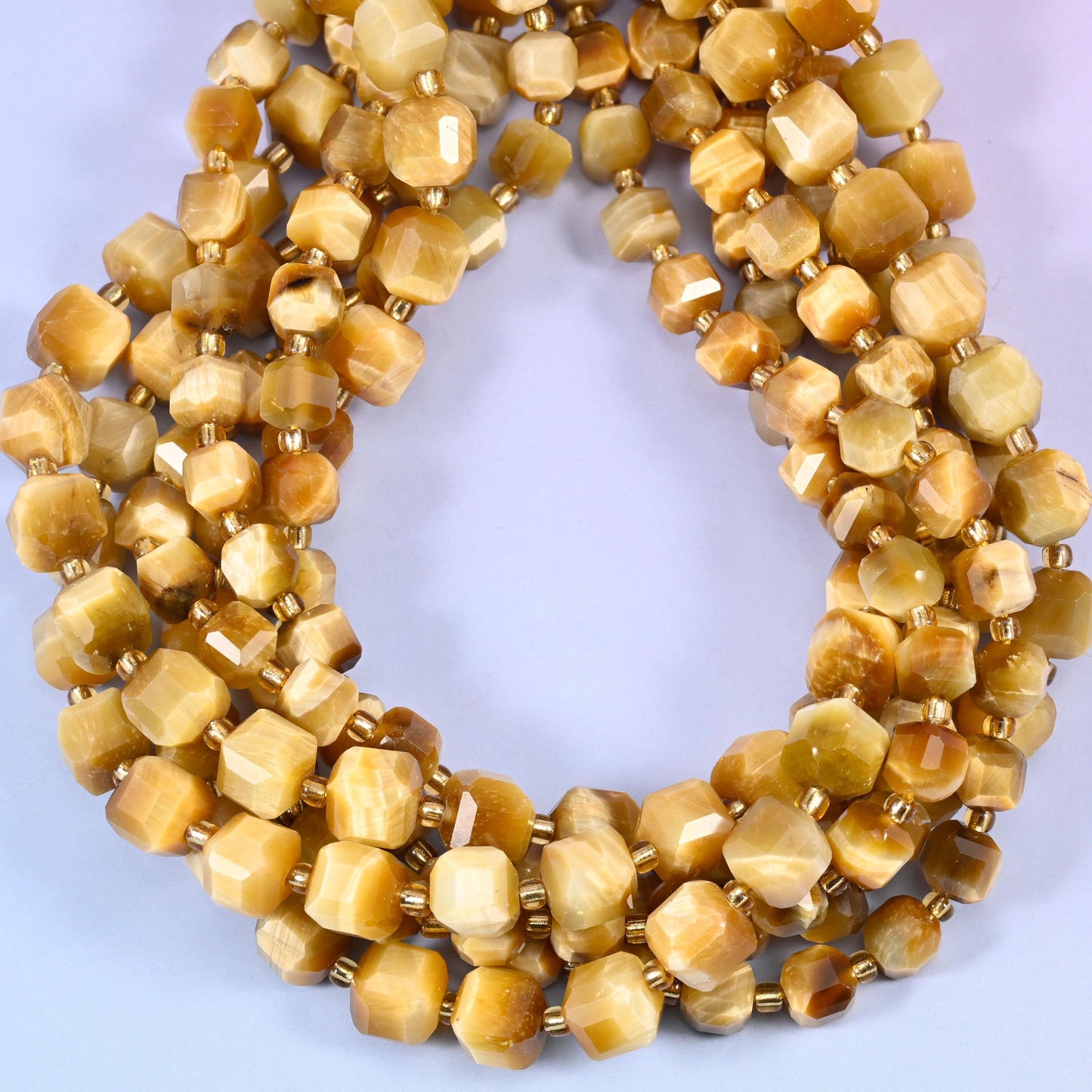 Gold Tiger Eye beads for jewellery making