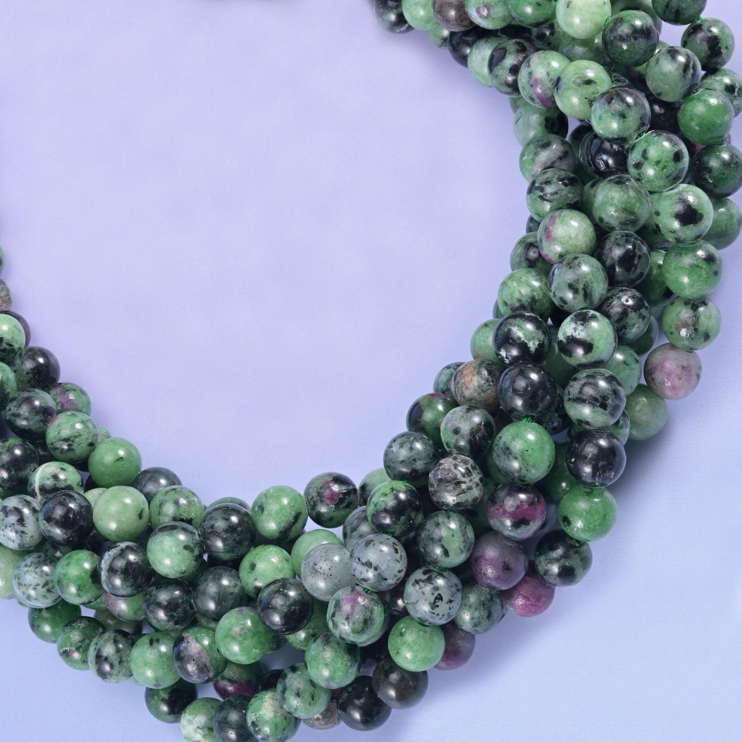 Ruby Zoisite beads, hole approximately 1.0-1.2mm