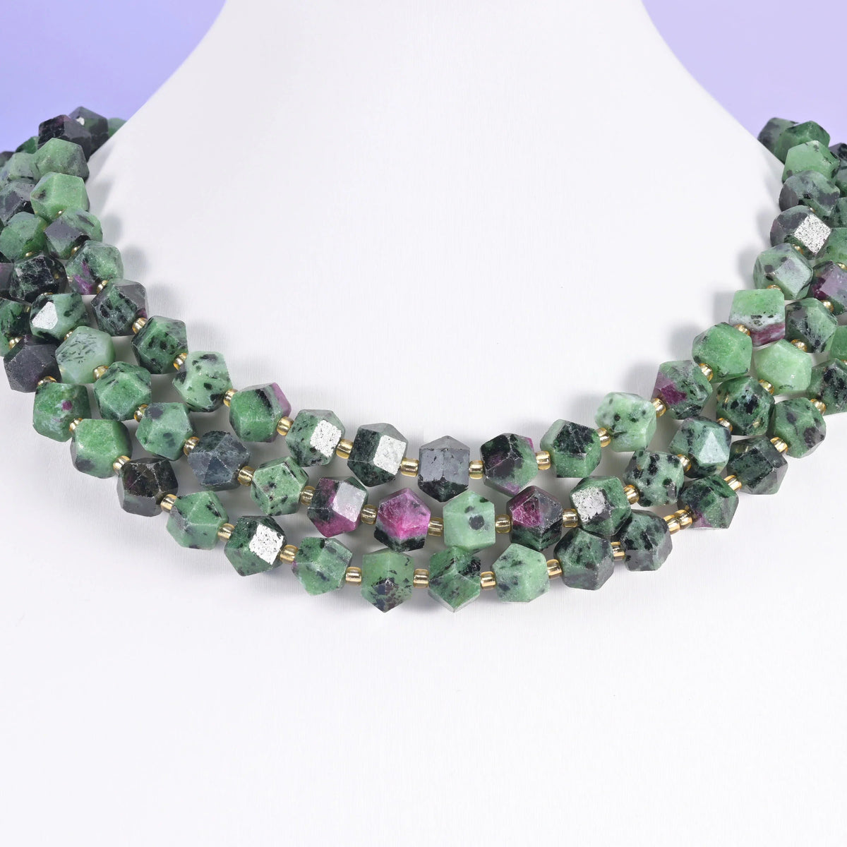 Faceted 8 Sides Diamond Rhombus Gemstone Beads Size 10mm.