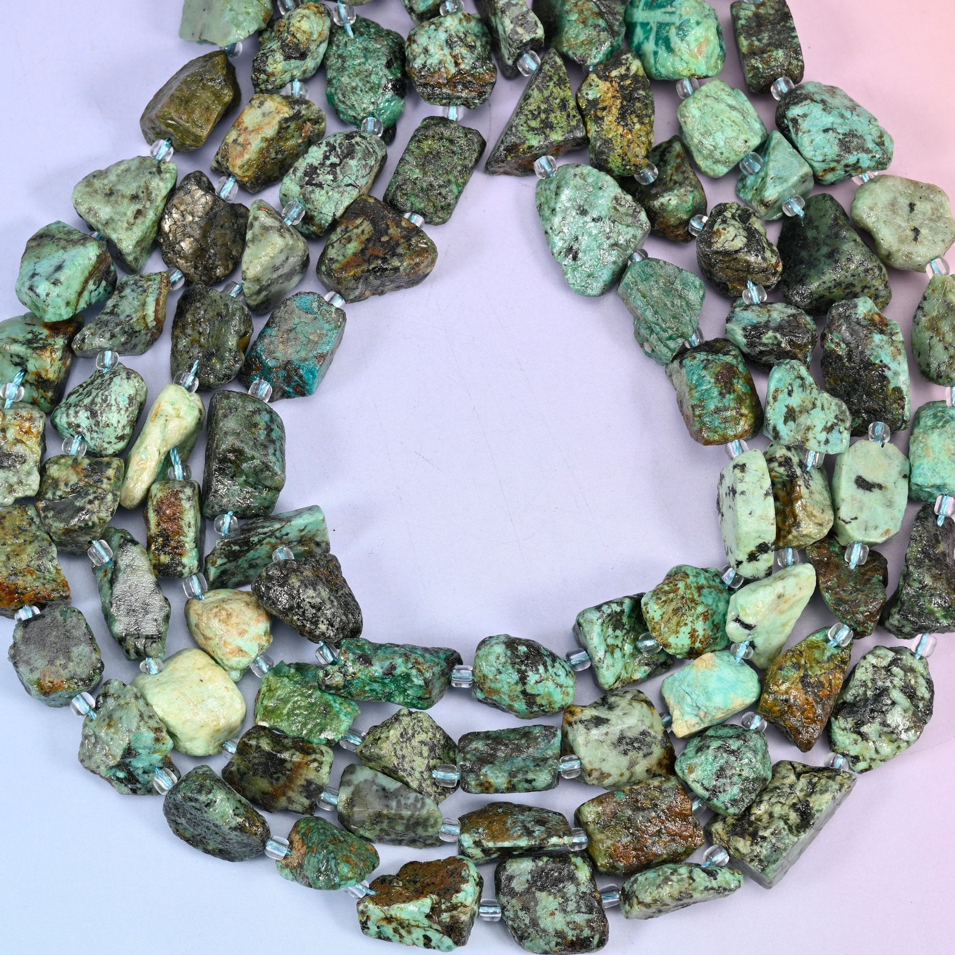 African Howlite Irregular Freeform Nugget Beads 8-13mm, hole approximately 1.0mm with +/- 0.2mm difference, centre drilled