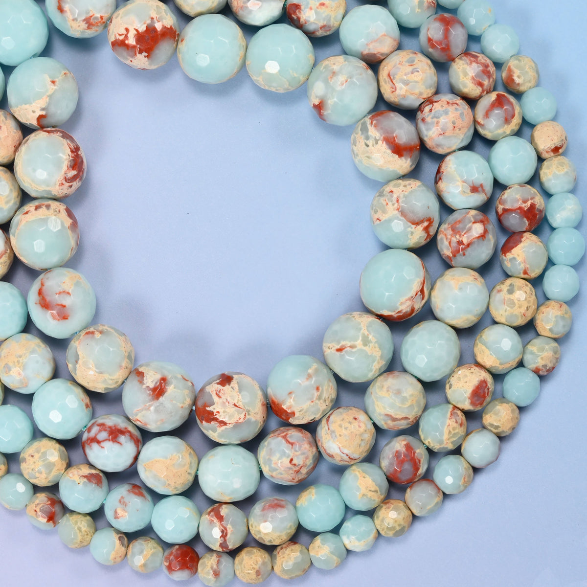 Dyed Blue Shoushan Stone Faceted Round Beads 6mm 8mm 10mm 12mm Jewelry Making 15 Inch Strand