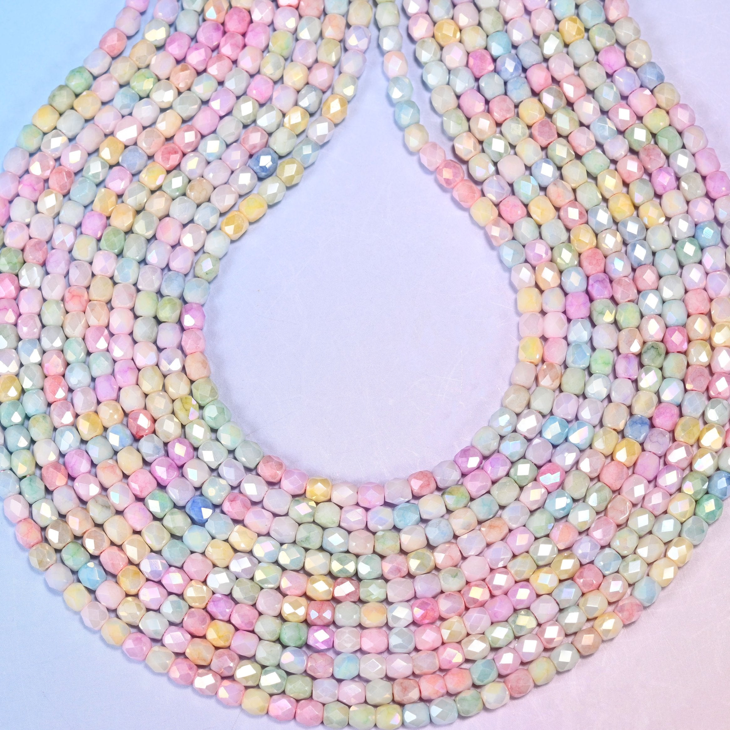 Tiny barrel glass beads, drill hole approximately 1.0mm.