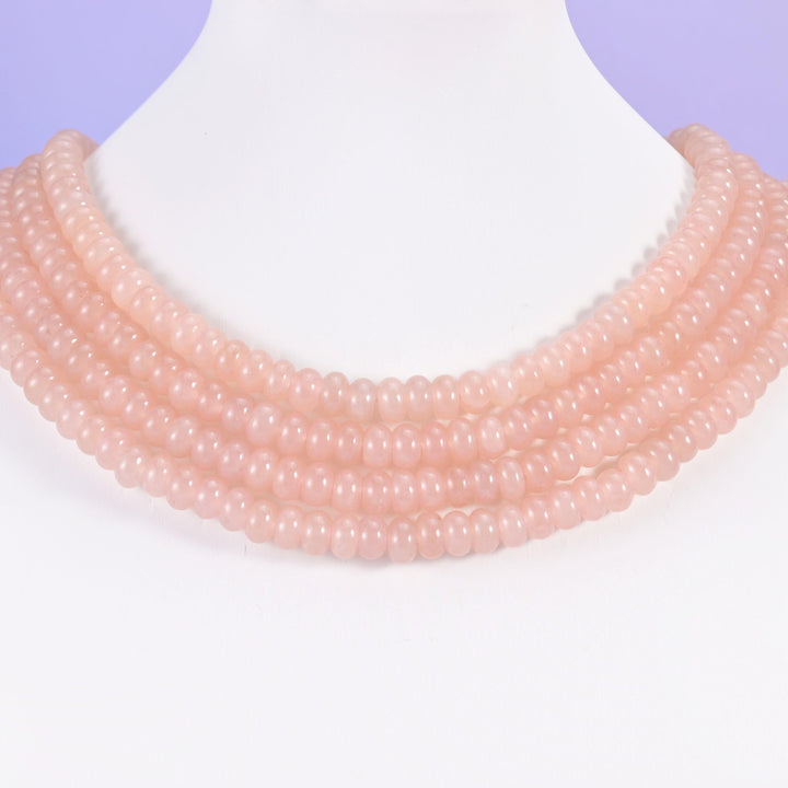 Dyed jade smooth rondelle beads, 5x8mm