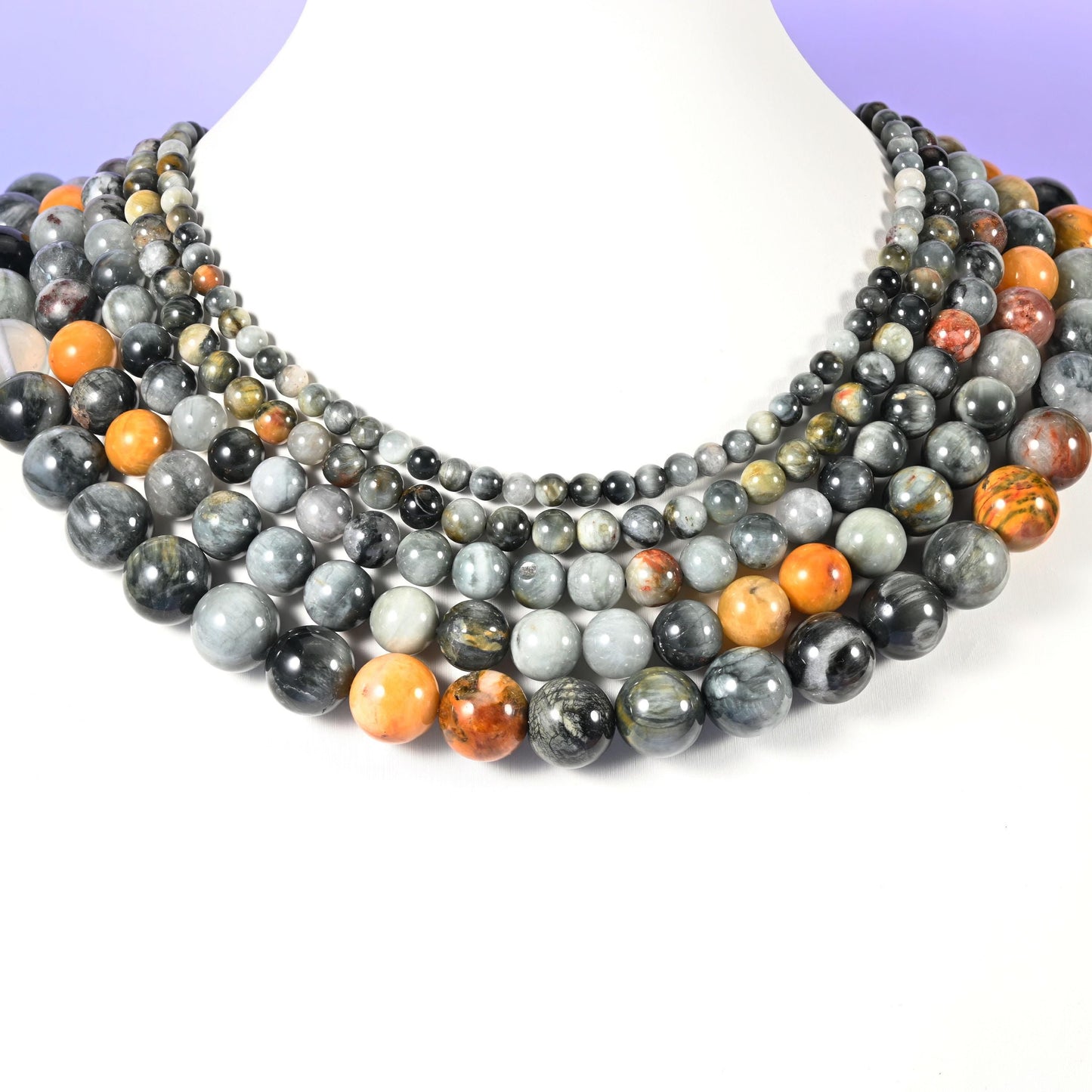 Eagle Eye Jasper beads, round, 4mm 6mm 8mm 10mm 12mm