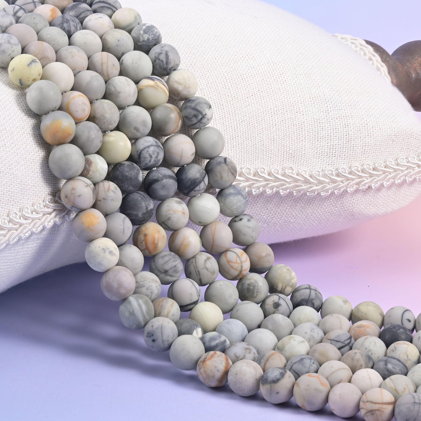 Picasso Jasper Matte Round Beads 4mm 6mm 8mm 10mm