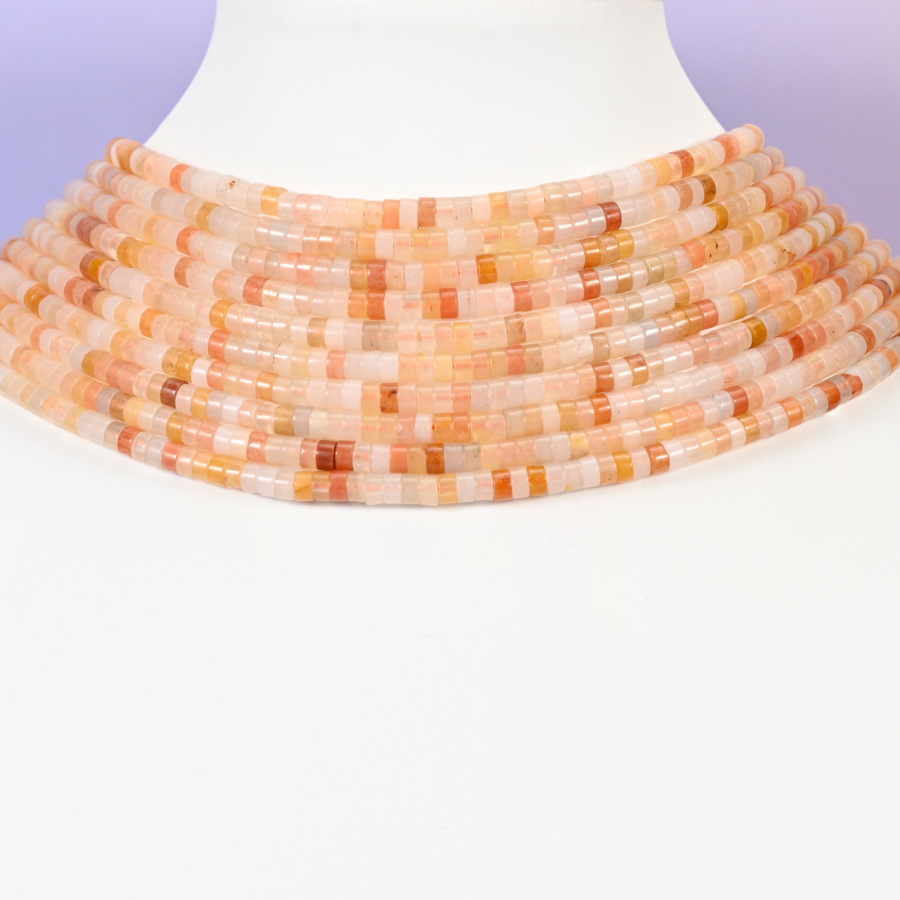 Pink Aventurine beads, heishi disc, 1x4mm or 2x4mm