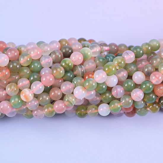 Round cut natural Yanyuan Agate beads