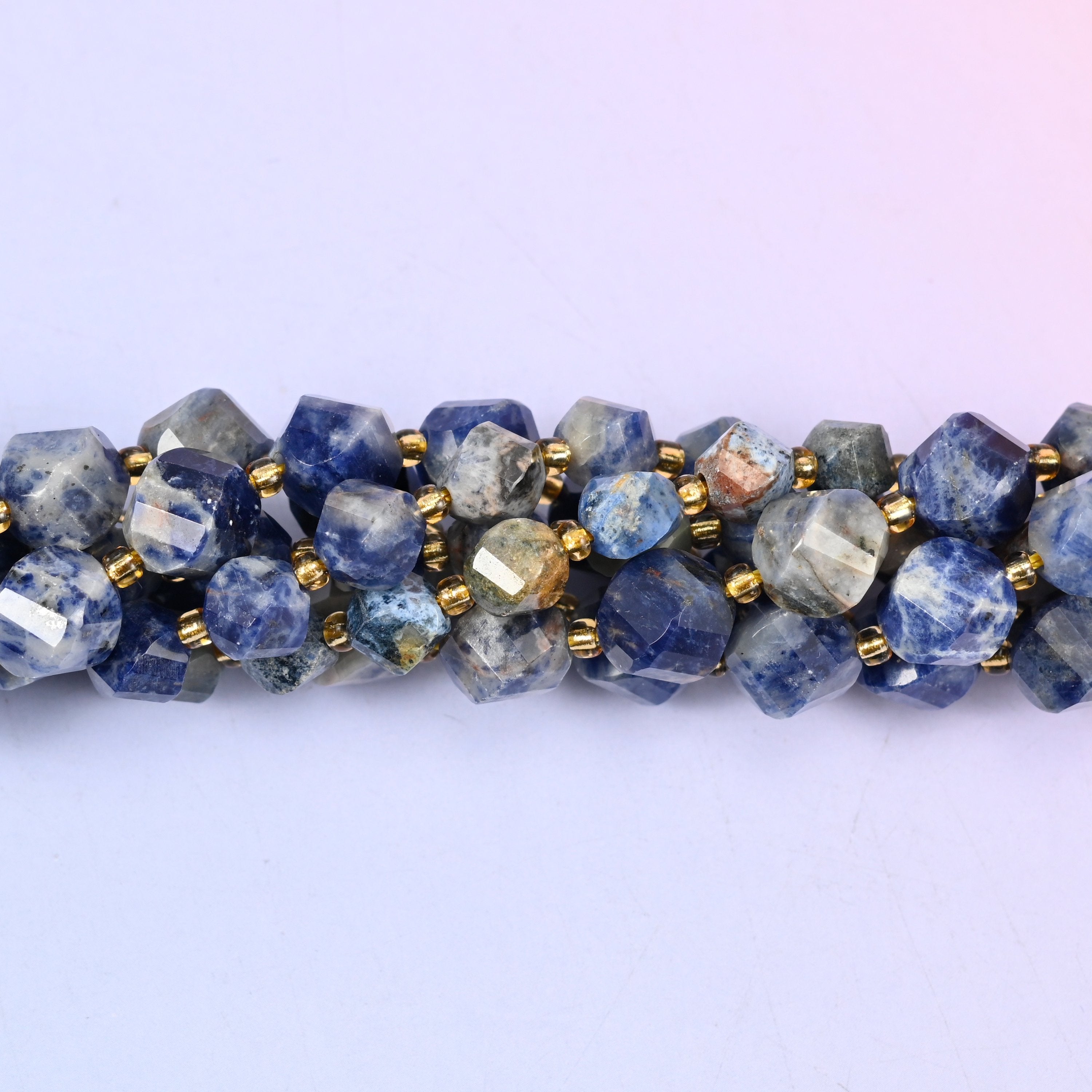 Orange Sodalite beads, sold per 15 inch strand