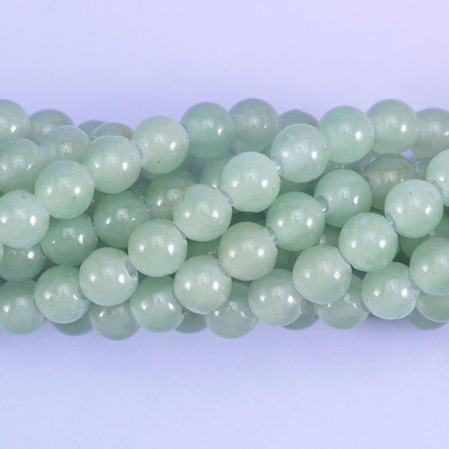 Green Aventurine Smooth Round Beads