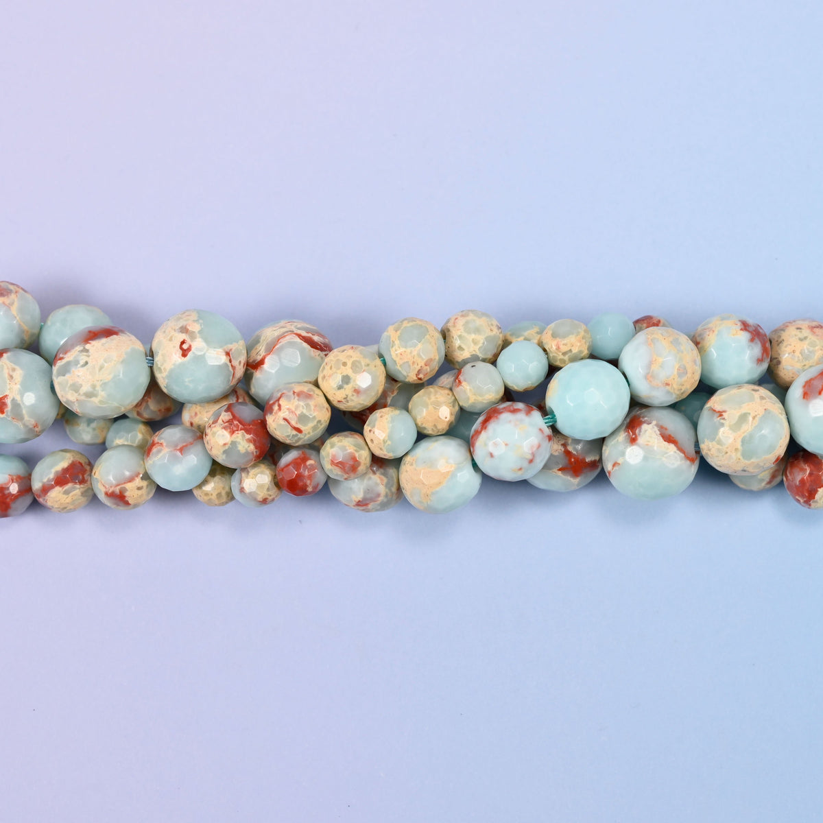 Dyed Blue Shoushan Stone Faceted Round Beads 6mm 8mm 10mm 12mm Jewelry Making 15 Inch Strand