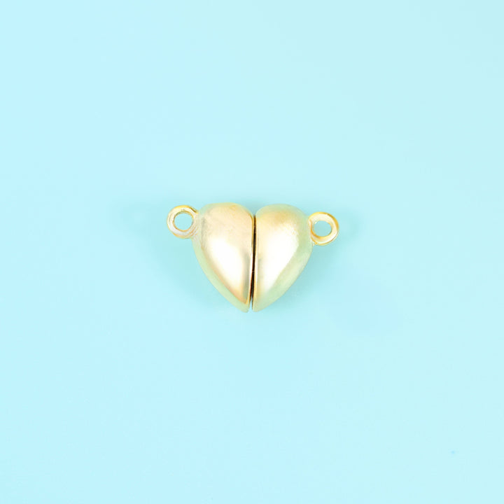 18K Gold Plated Heart Magnetic Clasp