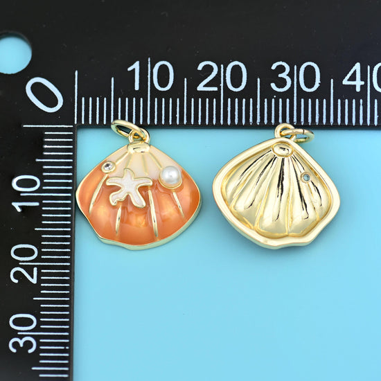Brass, 18K Gold Filled, at 17.58 x 17.10mm