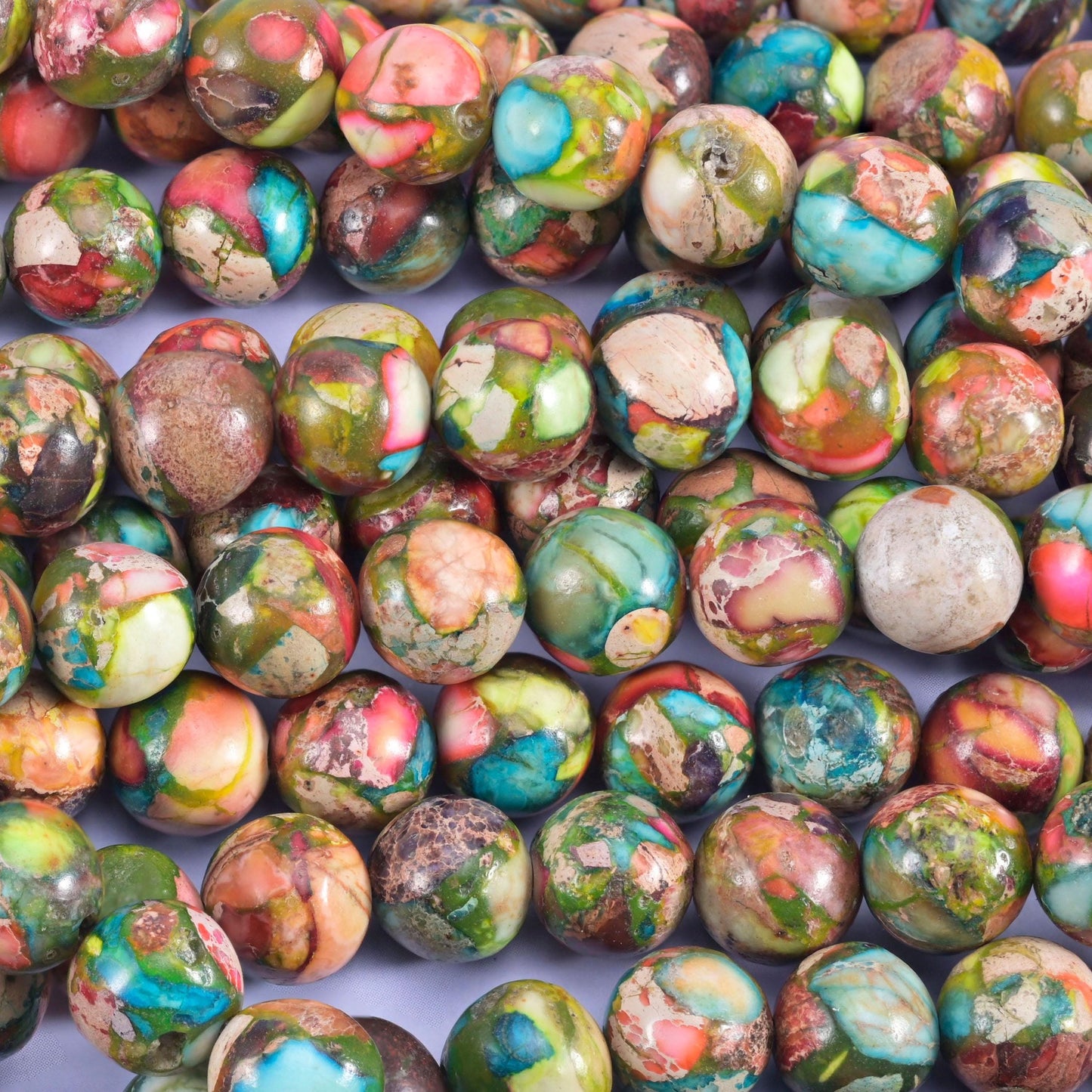 Sea sediment jasper beads for jewellery making