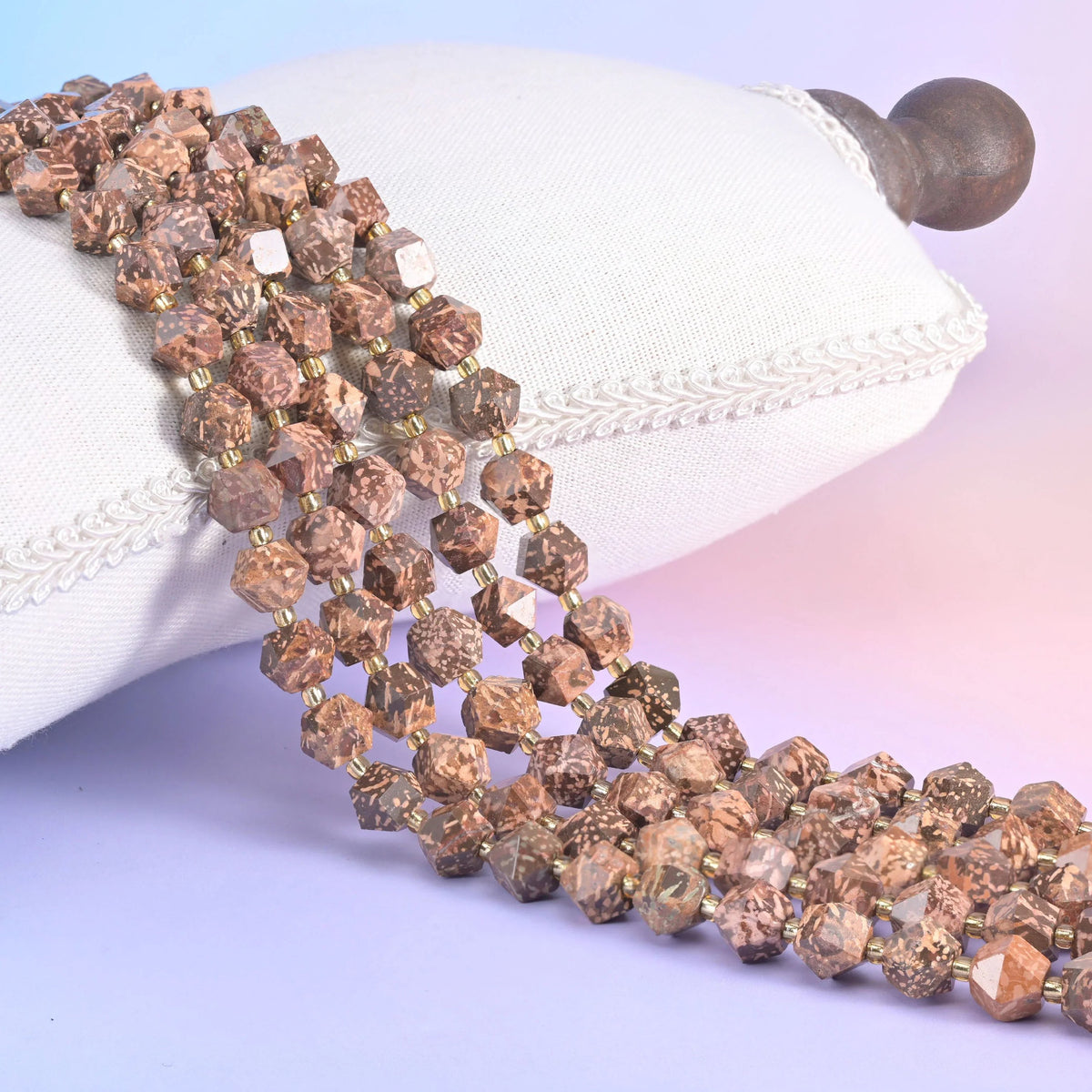 8 Sides Diamond Rhombus Beads 10mm, approximately 36 beads per strand