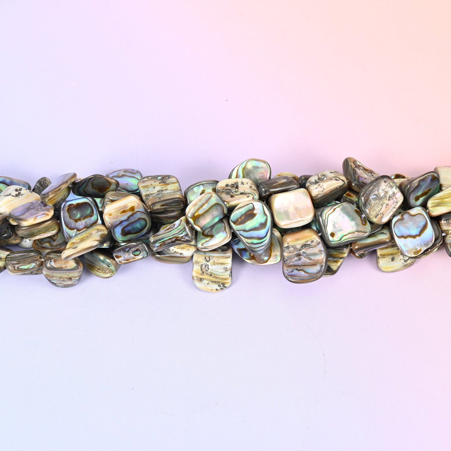 Abalone Shell Rectangle Beads 8x12mm 9x16mm, hole 1.0mm with a +/- 0.2mm variance, centre drilled