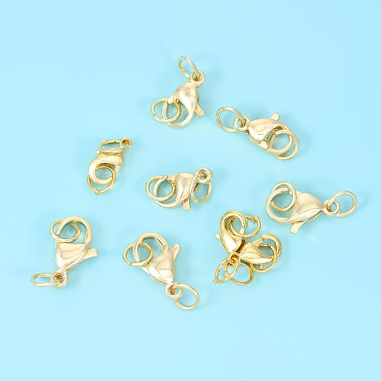 18K gold filled lobster clasp, lead free and nickel free