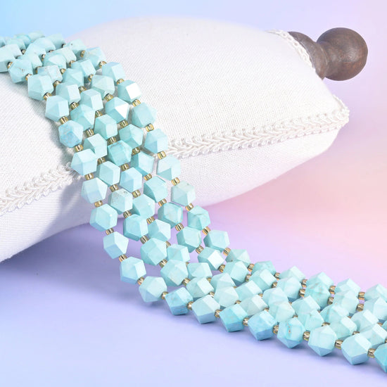Diamond rhombus beads, hole approximately 1.0mm