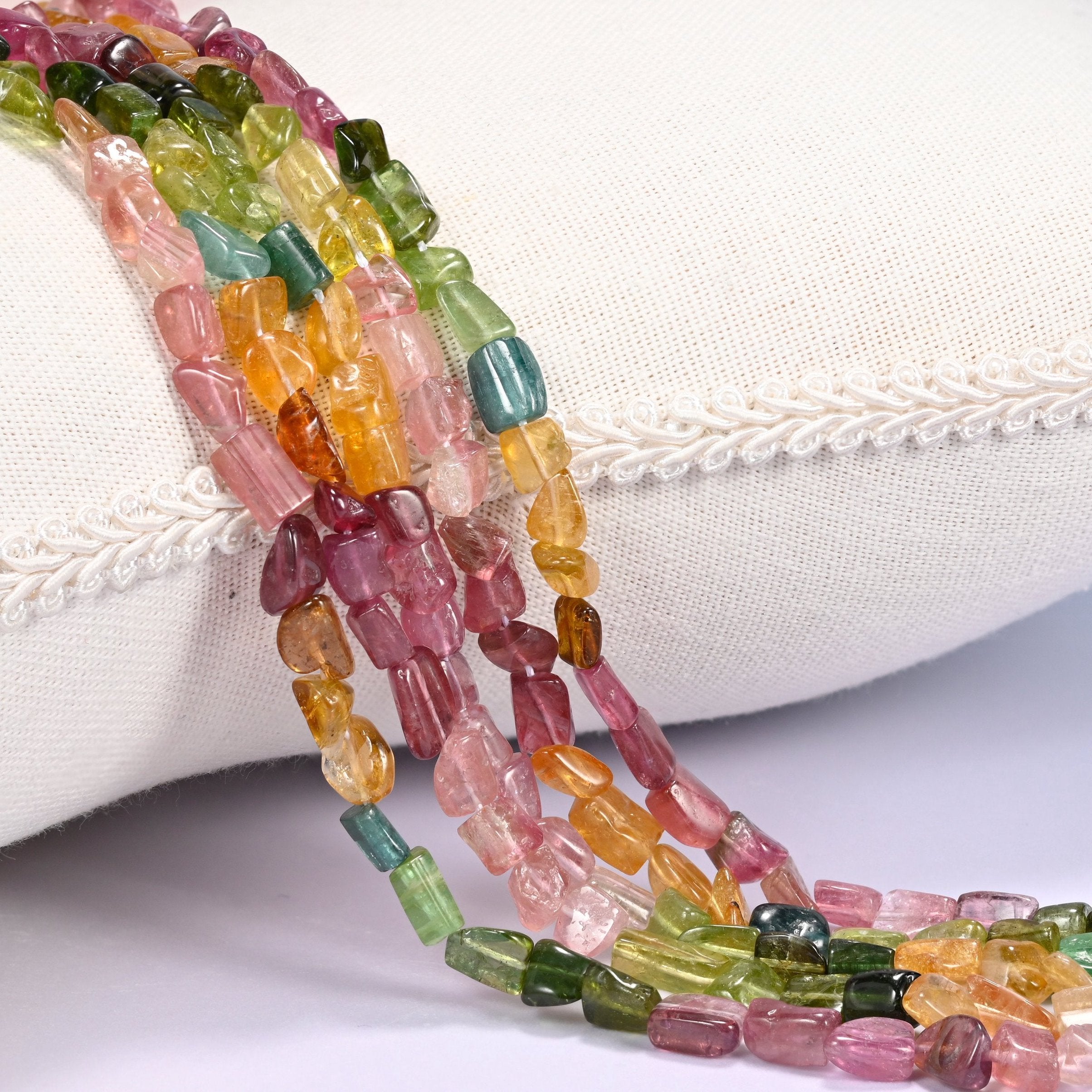Tourmaline Irregular Freeform Nugget Beads