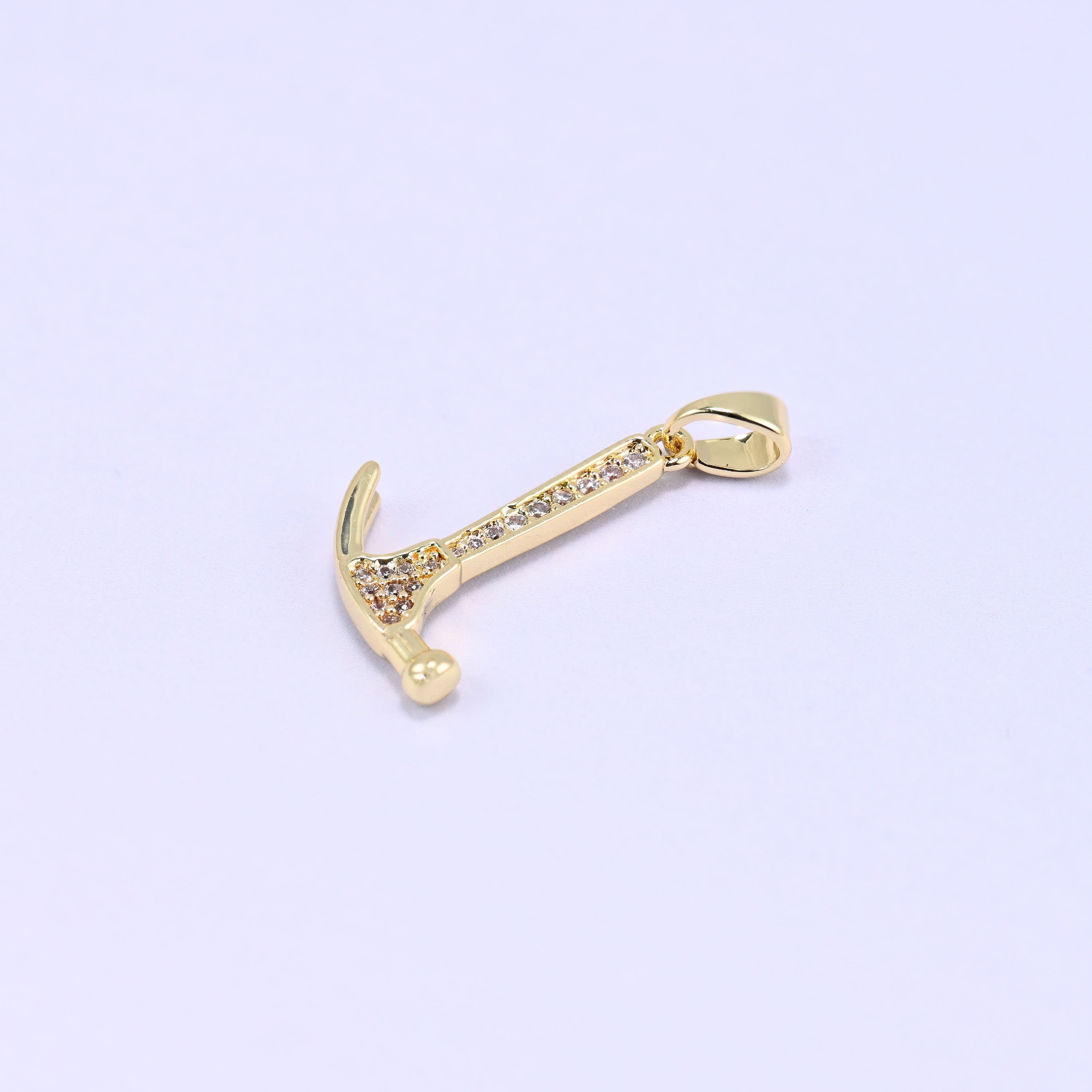 Hammer Charm Pendant, sold individually, 1 piece per order