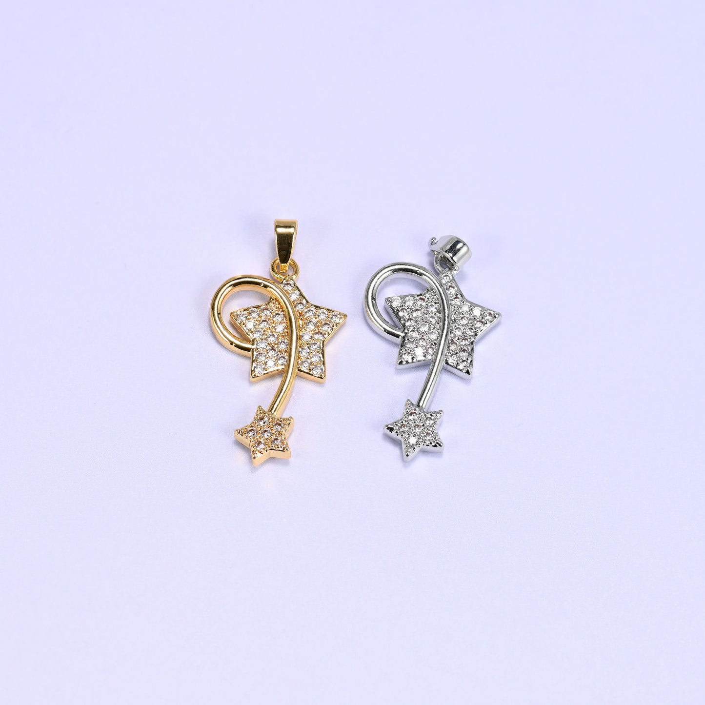 Wishing Star Zircon Charms