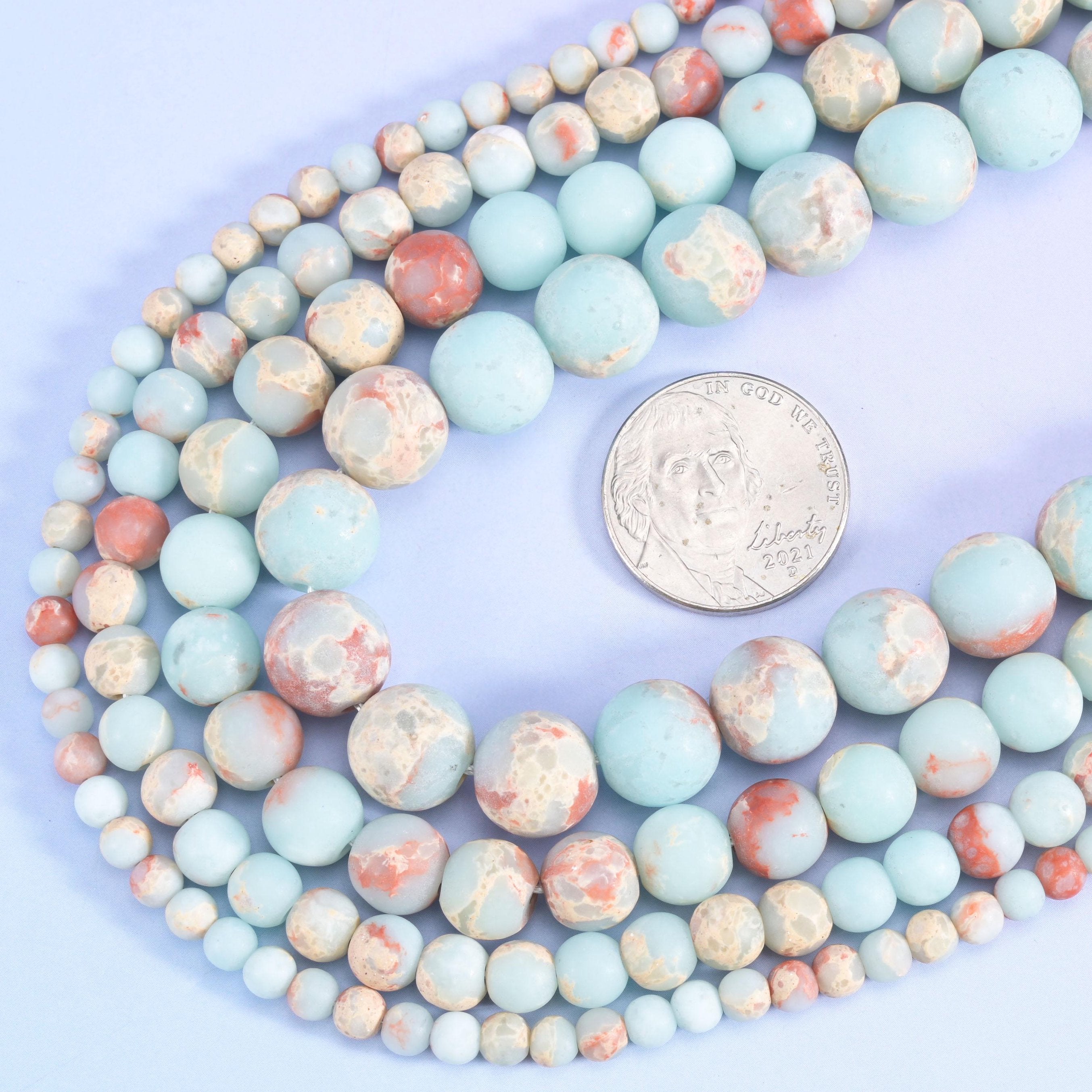 Pale Blue Shoushan Stone Matte Round Beads 4mm 6mm 8mm 10mm, 15 inch strand