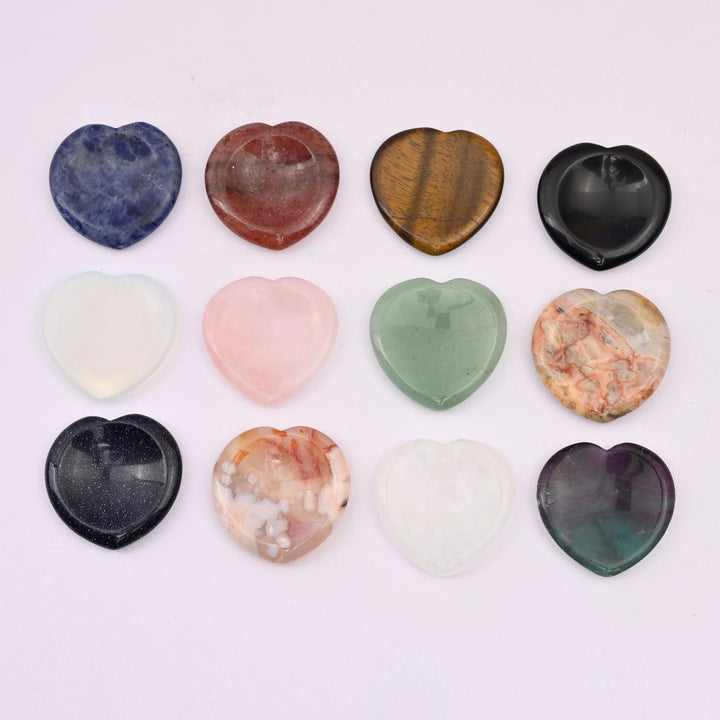 40mm Heart Worry Stone