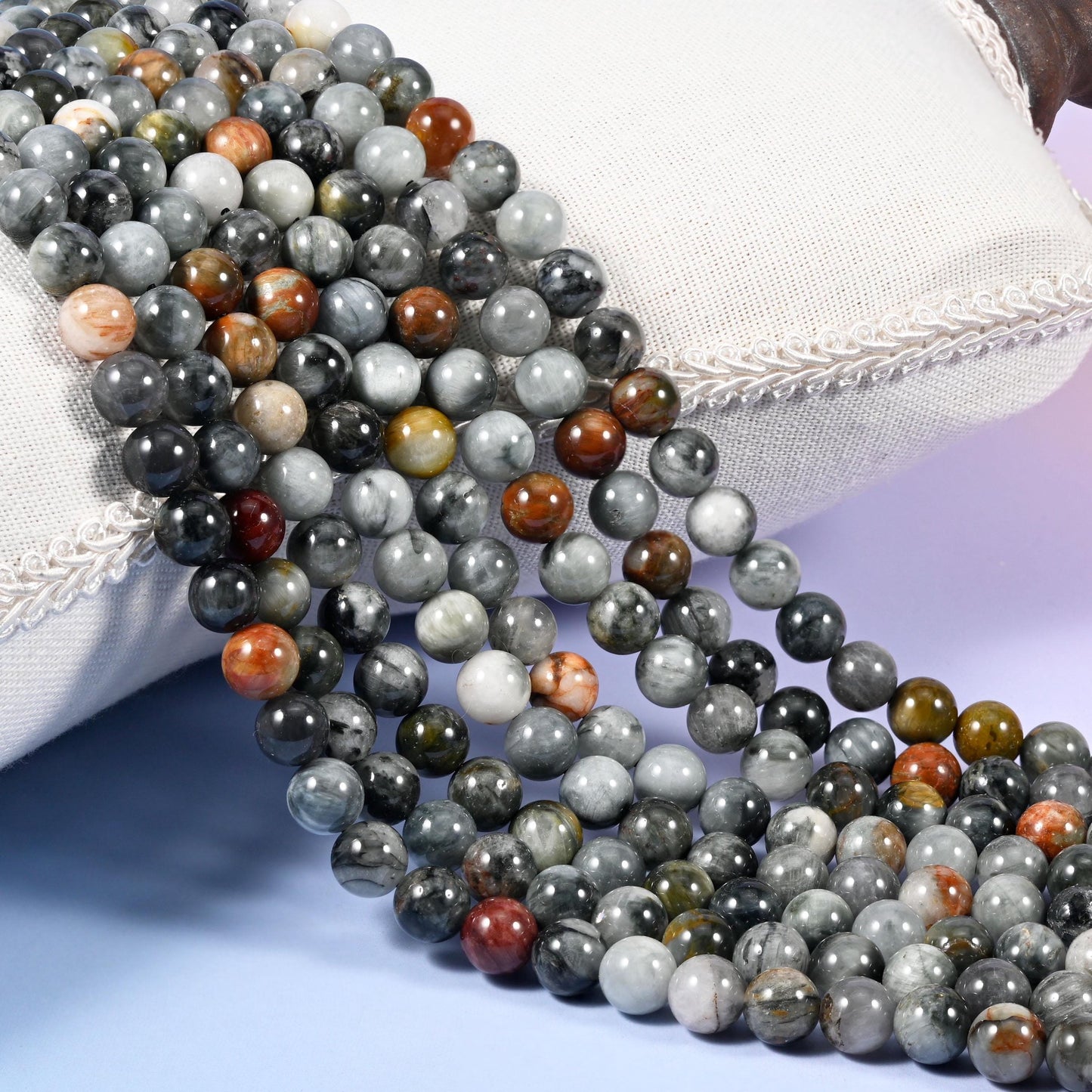 Eagle Eye Jasper Round Beads