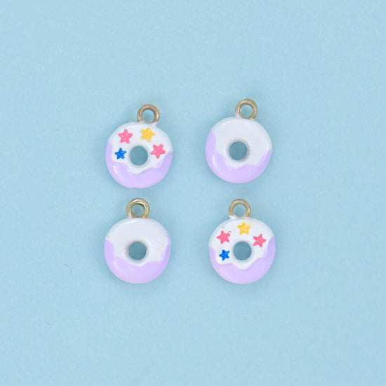 Donut cut brass, 18k gold filled, beads