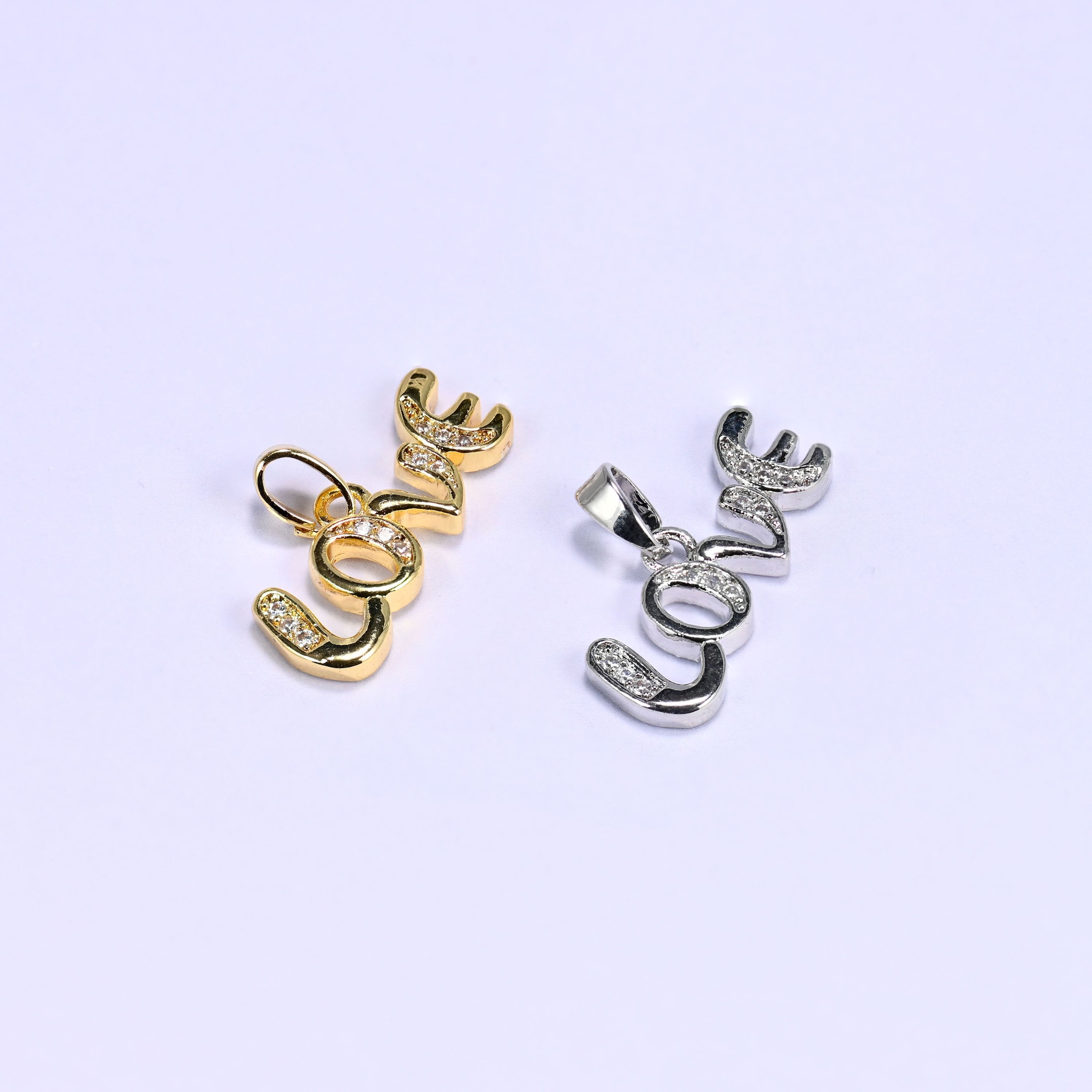 Love Letter Zircon Charms, sold individually