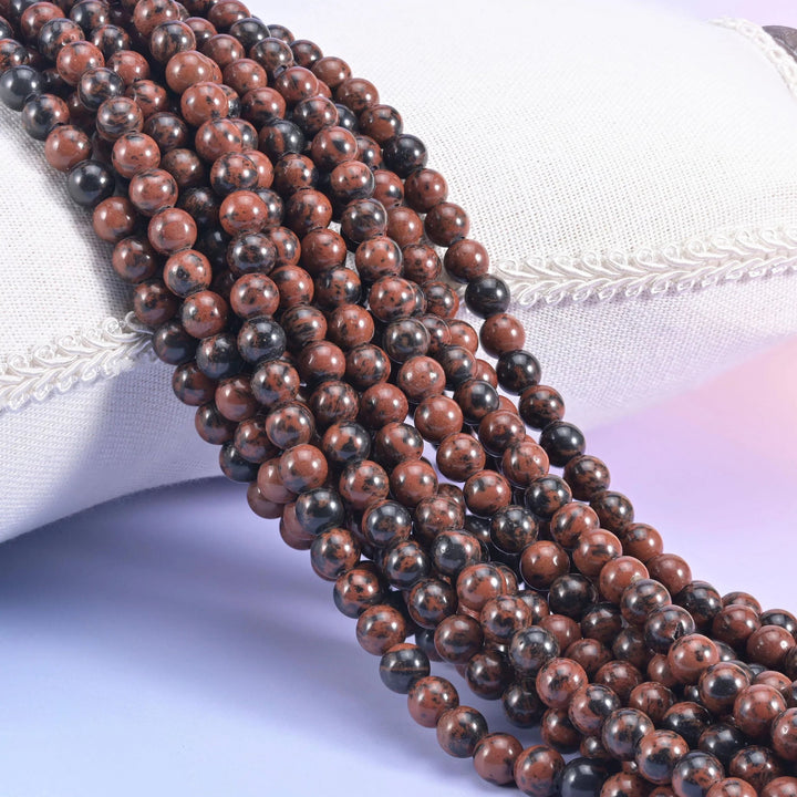 Golden Swan Large Hole Round Beads 6mm 8mm 10mm