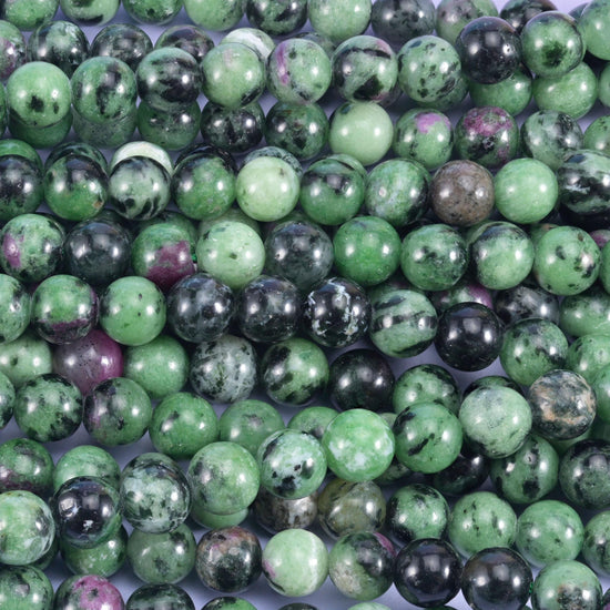 Ruby Zoisite beads for jewellery making