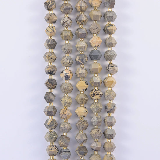 Diamond Rhombus Gemstone Beads for multi-stone sets repeating the same cut in different colours.